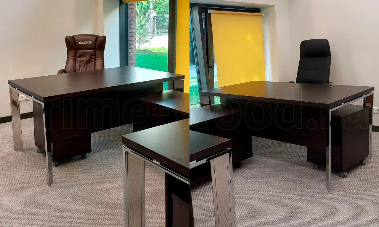 Стол L160 Хром Fermo Metal 160x90x77 - фото 3