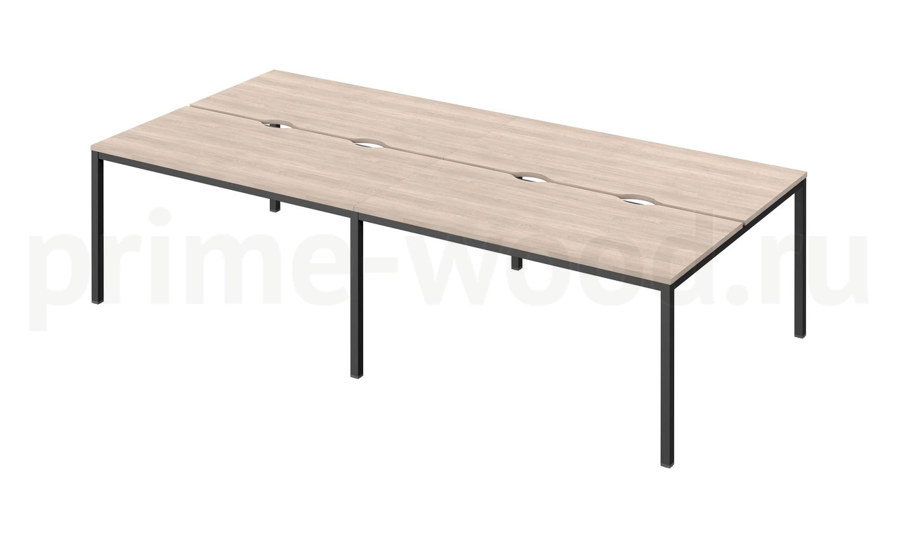 Бенч-система на металлокаркасе "LITE" Public Comfort 300x144x74 - фото 1