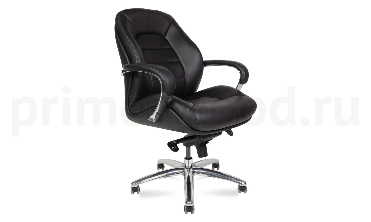 Кресло для руководителя Porsche LB F281 black leather - фото 0