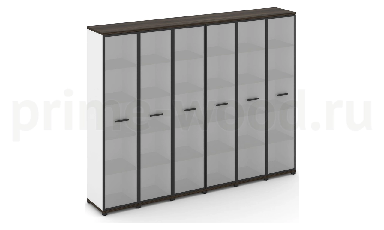 Шкаф шесть узких секций, 5 ниш CN.STU-568 RM B/W - фото 0