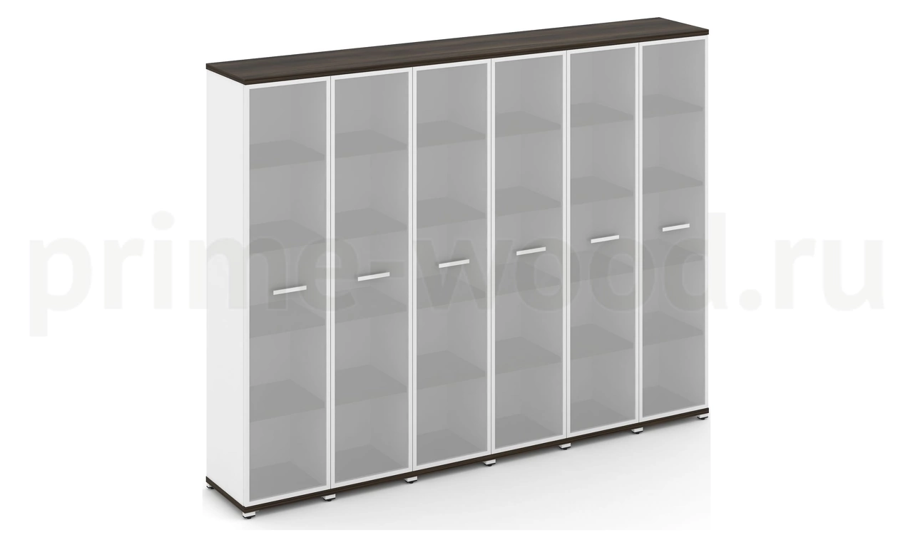 Шкаф шесть узких секций, 5 ниш CN.STU-568 RM B/W - фото 5