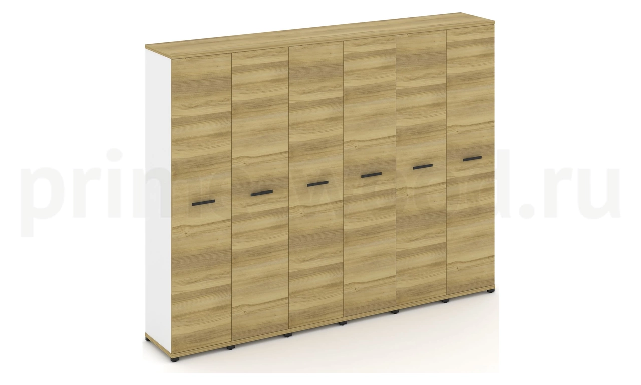 Шкаф шесть узких секций, 5 ниш CN.STU-568 B/W - фото 1