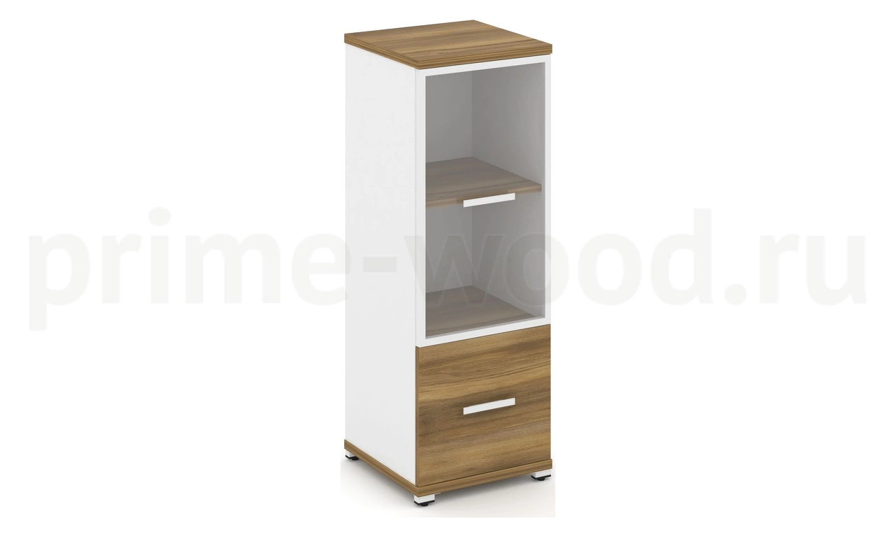 Шкаф одна узкая секция, 3 ниши CN.STU-312 RP B/W - фото 4