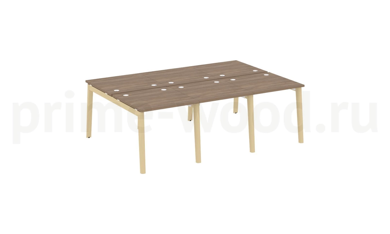 Рабочая станция, опоры - массив дерева ONIX WOOD 234x164x75 - фото 3