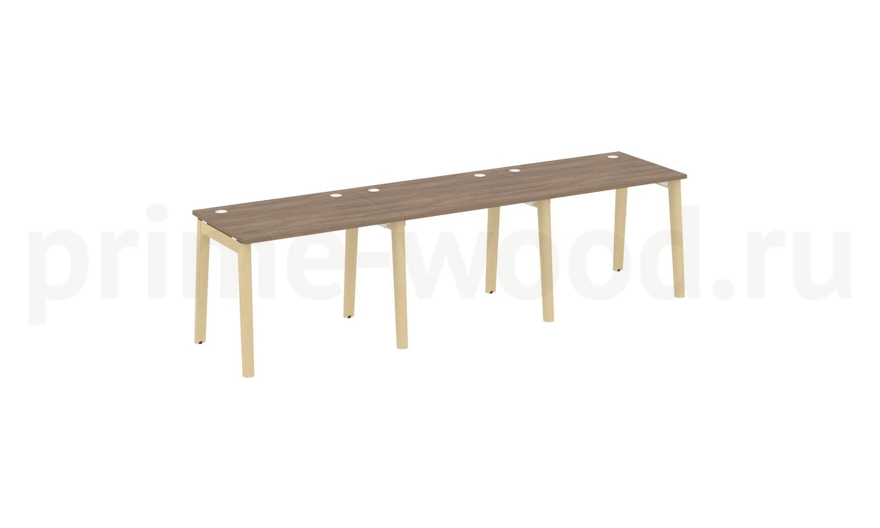Рабочая станция, опоры - массив дерева ONIX WOOD 294x72x75 - фото 3