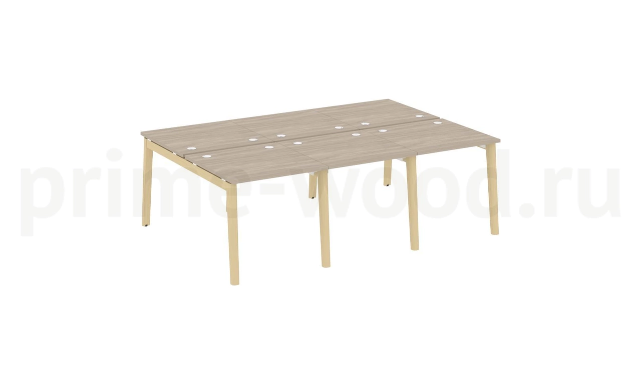 Рабочая станция, опоры - массив дерева ONIX WOOD 234x164x75 - фото 1