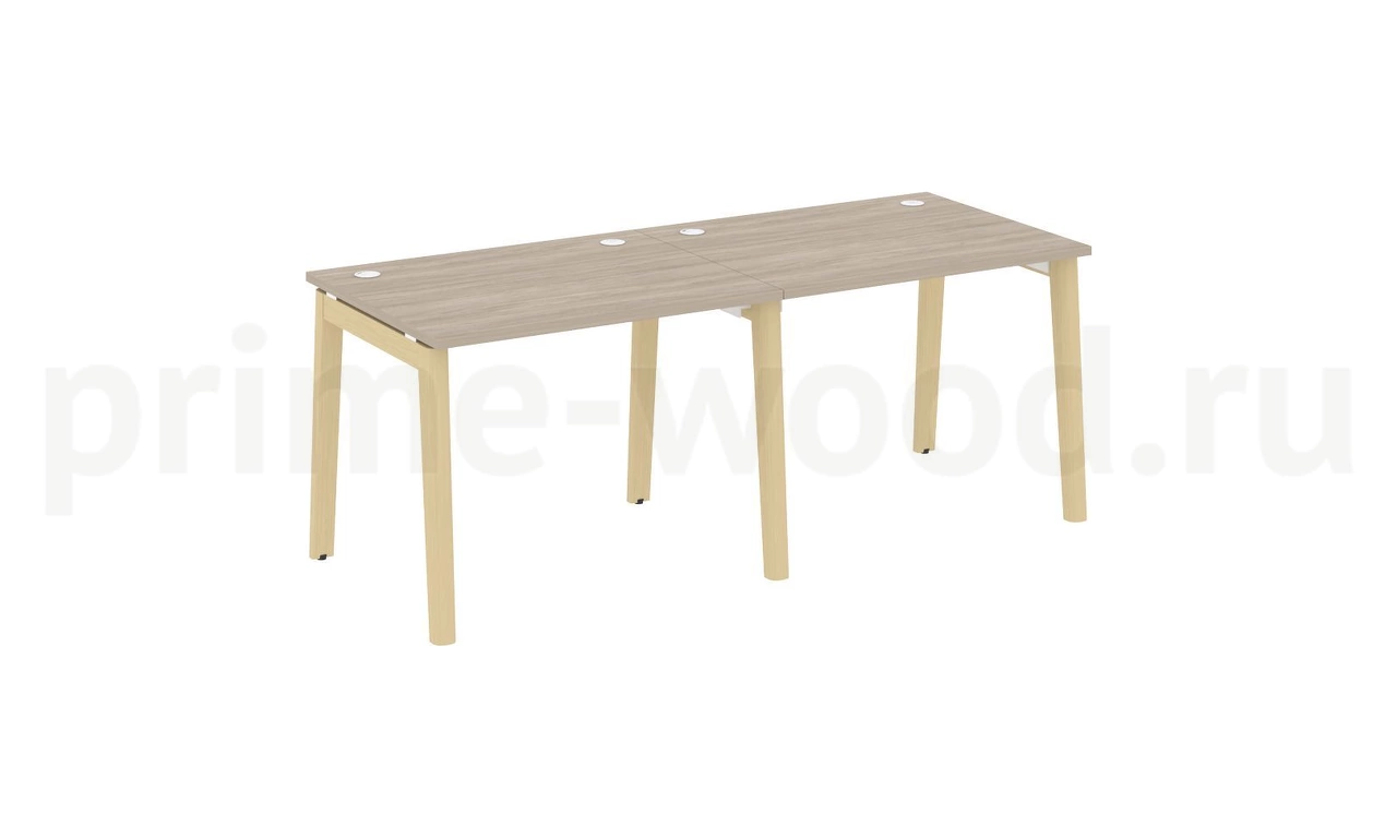 Рабочая станция, опоры - массив дерева ONIX WOOD 196x80x75 - фото 1