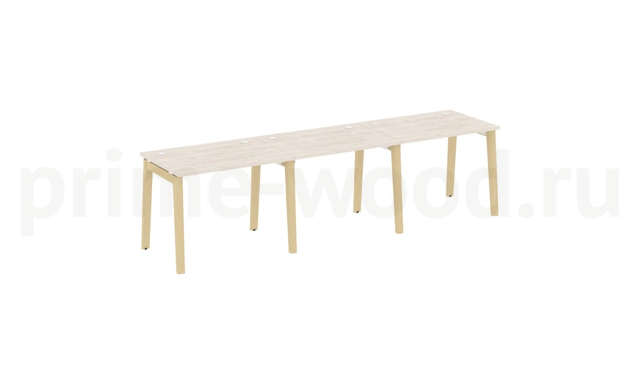 Рабочая станция, опоры - массив дерева ONIX WOOD 294x72x75 - фото 5