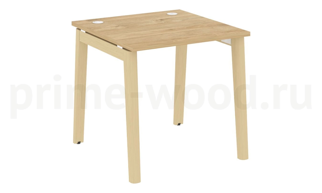 Стол письменный, опоры - массив дерева ONIX WOOD 78x80x75 - фото 9